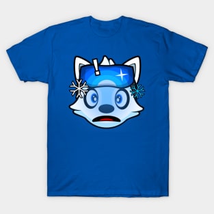 Shocked Skier Alaskan Malamute Brook T-Shirt